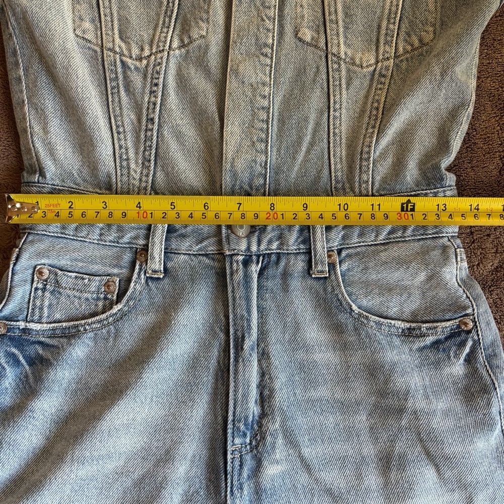 NWT Pistola szXS Lennox Denim Romper in Color-Roma ,Anthropologie - Picture 8 of 16
